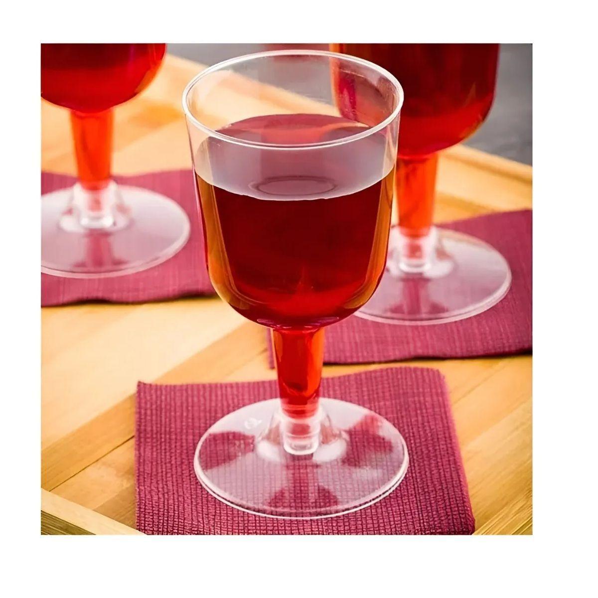 50 Copas De Vino Copa Acrilico Copa Plastico Copas 6oz/177ml Transparente-4