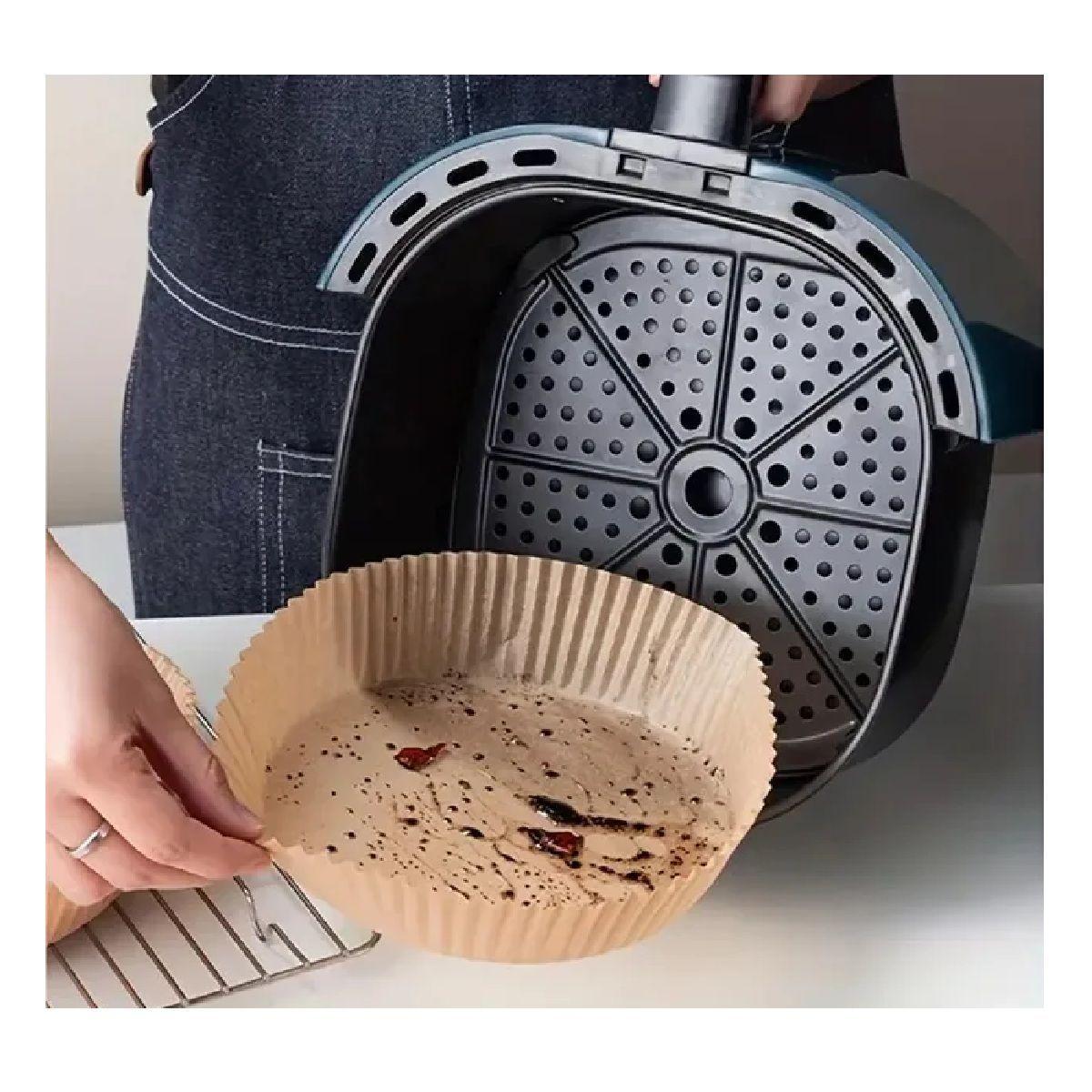 Pack X5 De 100 Papel Para Airfryer Papel Para Hornear Papel Freidora Aire Papel Mantequilla-4