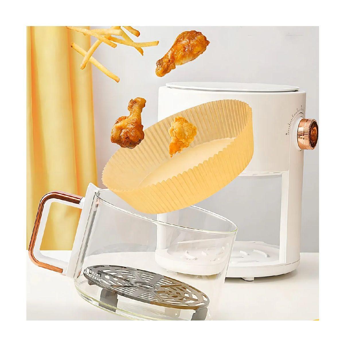 Pack X5 De 100 Papel Para Airfryer Papel Para Hornear Papel Freidora Aire Papel Mantequilla-5