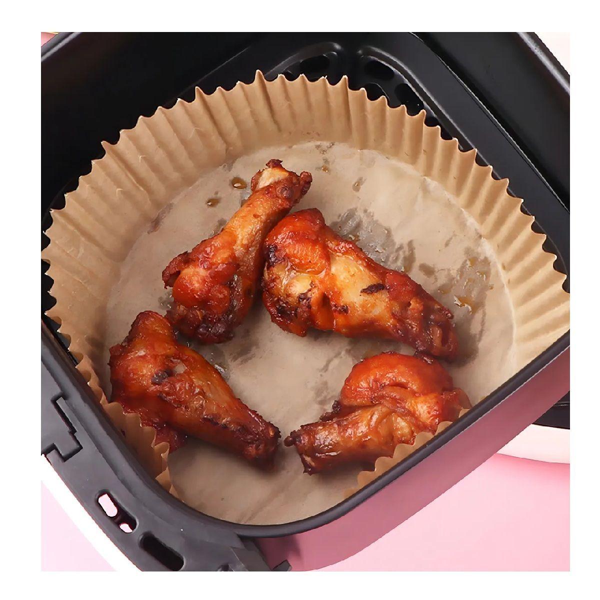 Pack X5 De 100 Papel Para Airfryer Papel Para Hornear Papel Freidora Aire Papel Mantequilla-7