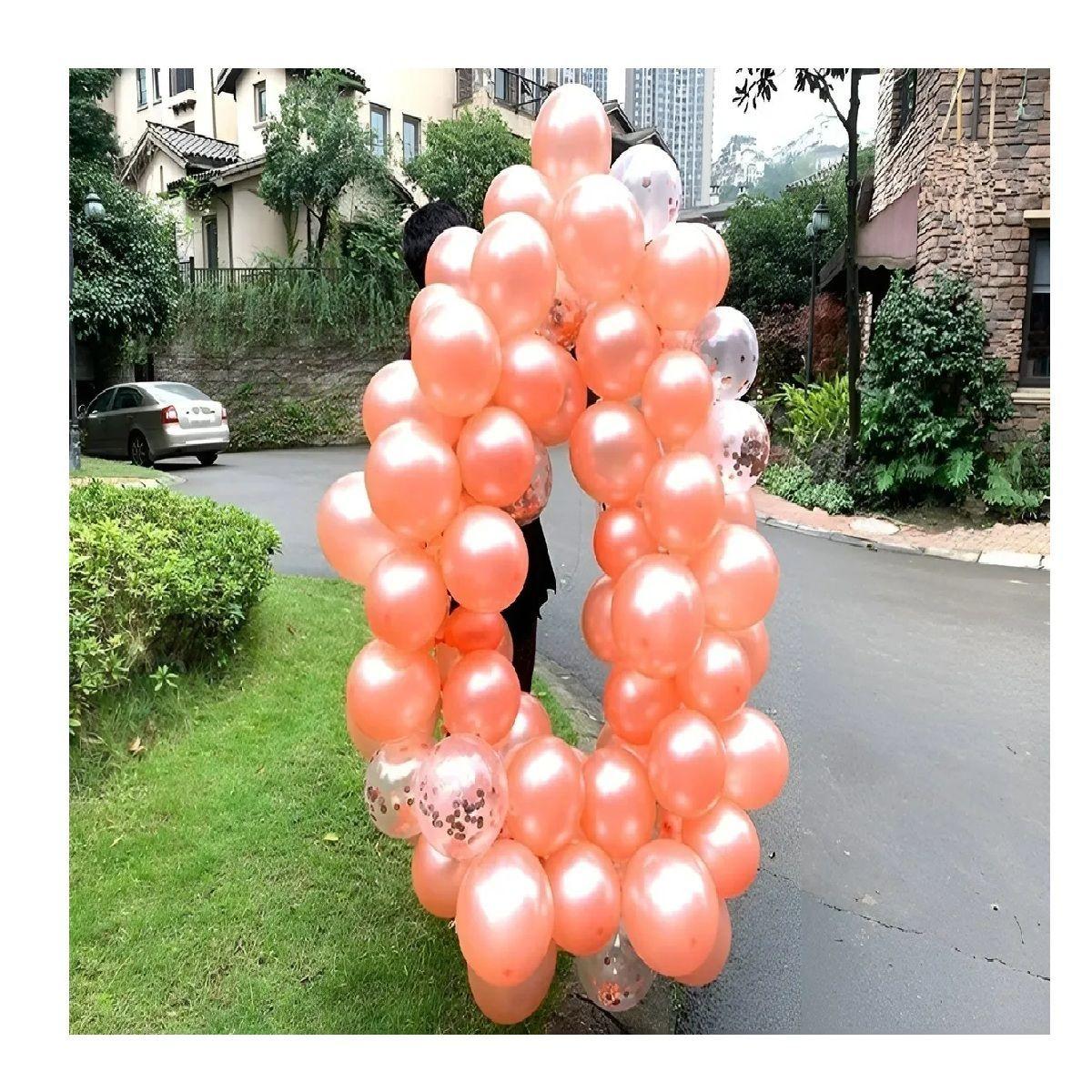 50 Globos Feliz Cumpleaños Globos De Cumpleaños Globos 25cm Salmón Globos De Cumpleaños-5