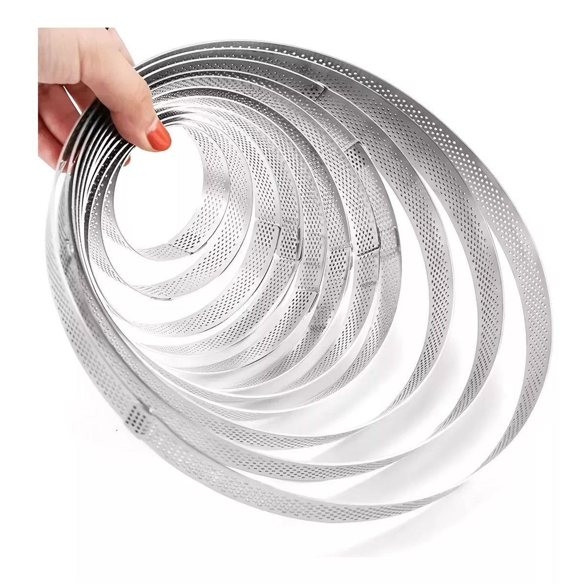 10 Moldes Reposteria Molde Tartaleta Molde Microperforado-5