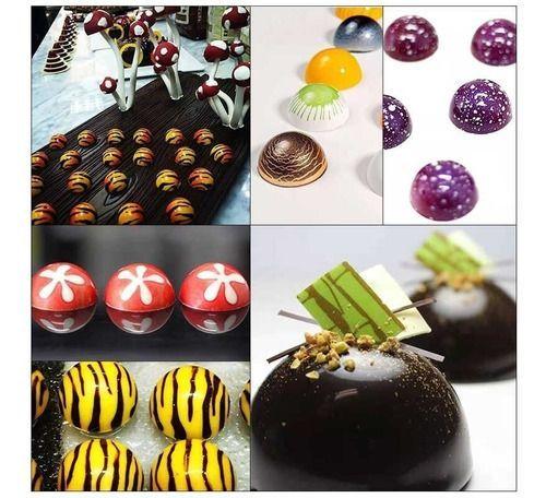 Moldes De Chocolate Moldes Chocolate Silicona 15 Esfera-5