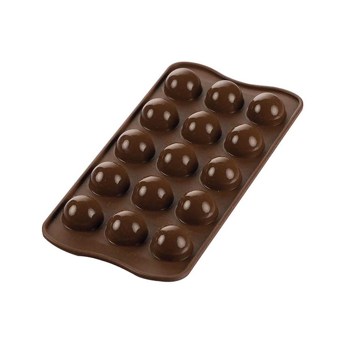 Moldes De Chocolate Moldes Chocolate Silicona 15 Esfera-2