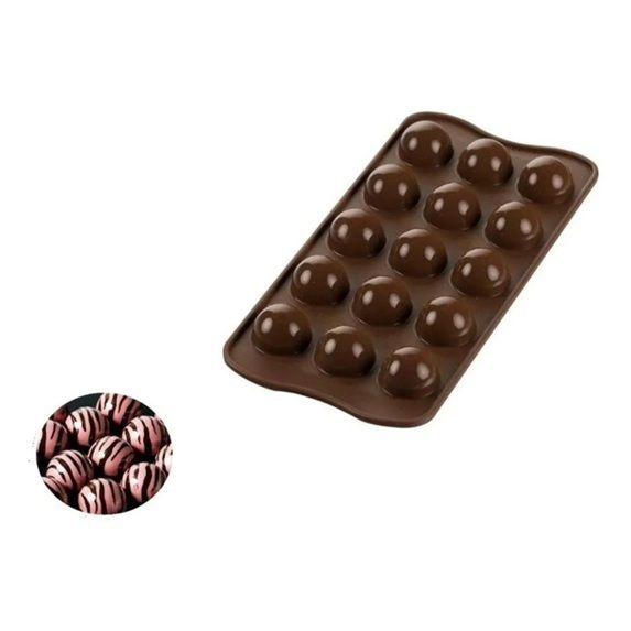 Moldes De Chocolate Moldes Chocolate Silicona 15 Esfera-5
