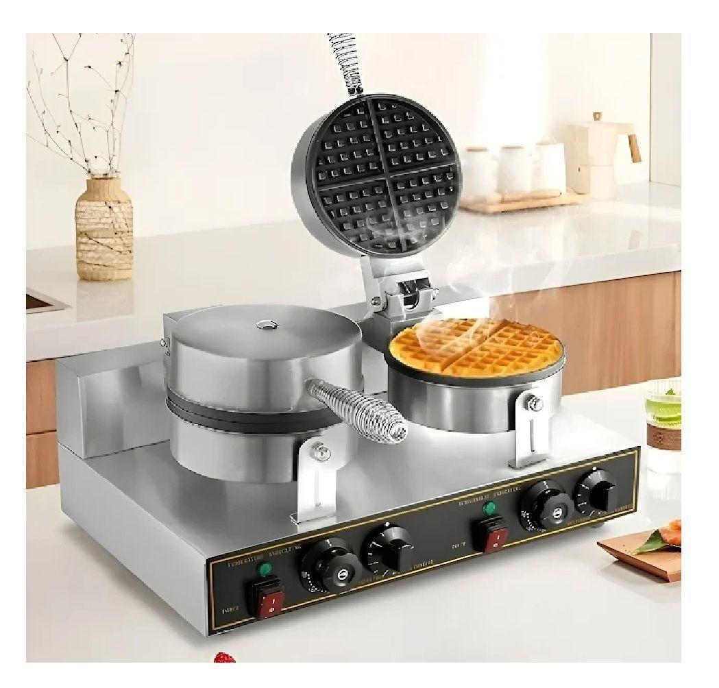 Waflera Doble Maquina Para Waffles Waflera Grande 2400w Waflera Con Formas Waffle Maquina Industrial-3