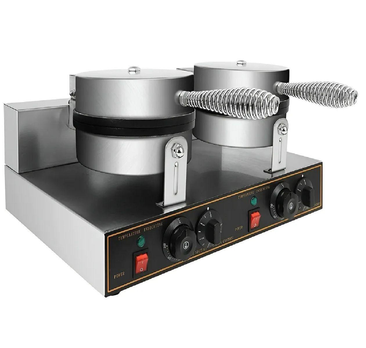 Waflera Doble Maquina Para Waffles Waflera Grande 2400w Waflera Con Formas Waffle Maquina Industrial-5