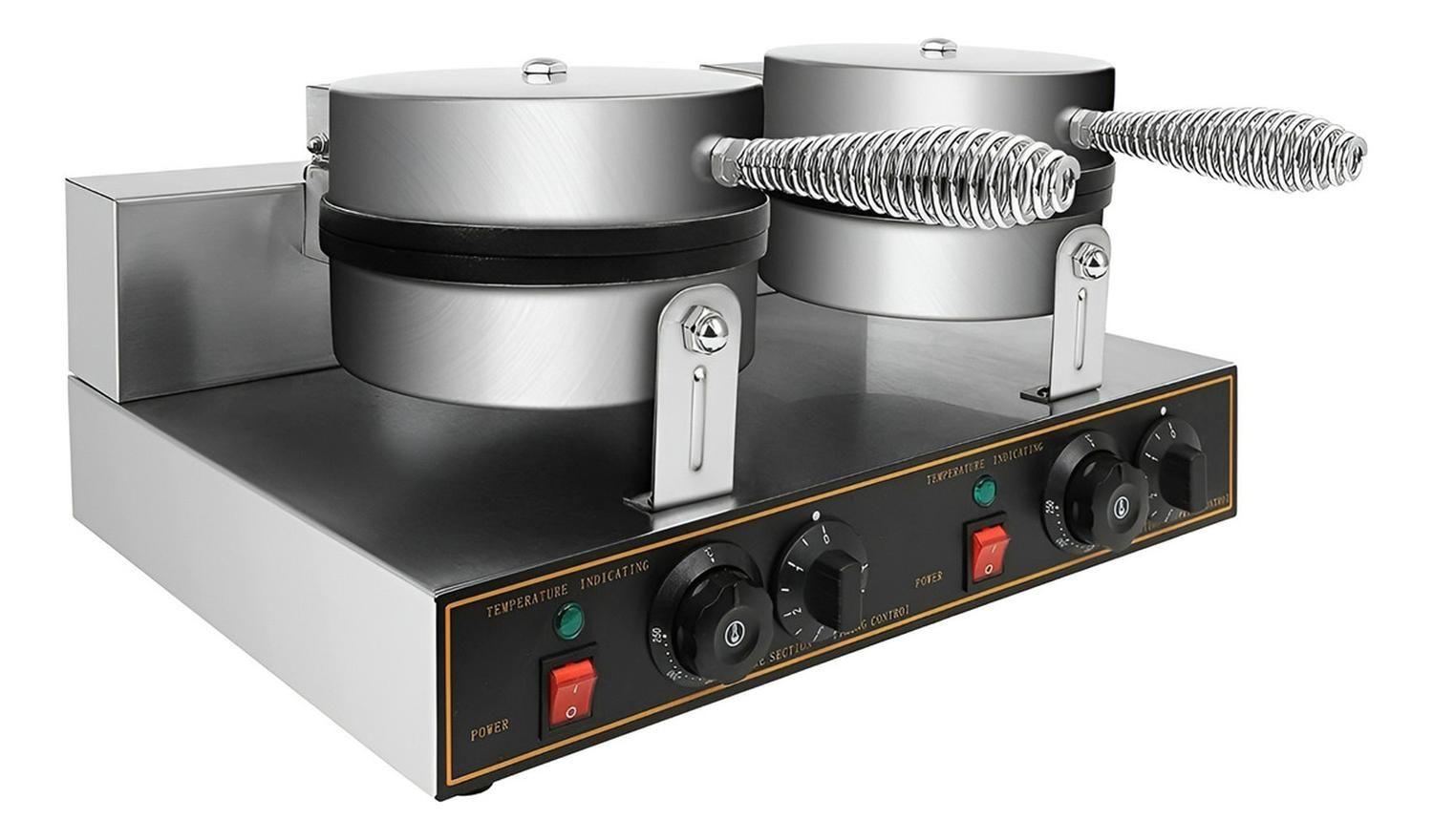 Waflera Doble Maquina Para Waffles Waflera Grande 2400w-5