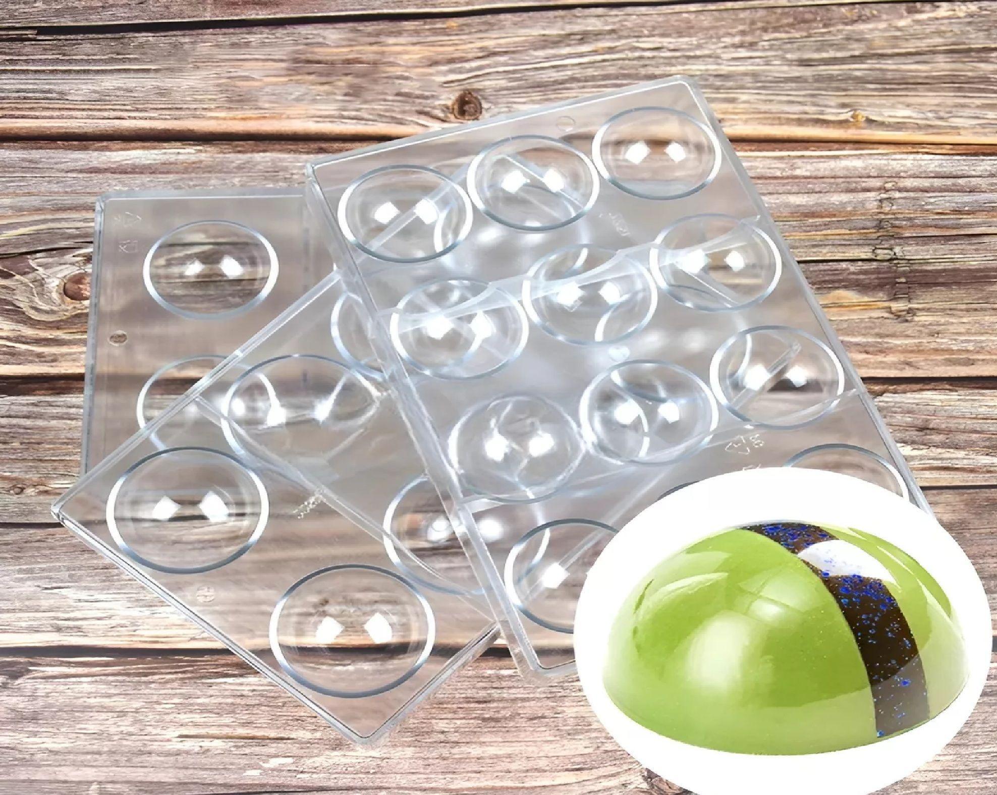 Set 2 Molde De Chocolate Policarbonato Molde Bombones 12 Cav-7