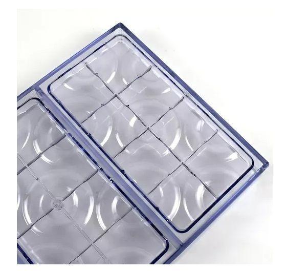 Pack X2 Molde De Chocolate Policarbonato Molde Barra Circulo-7