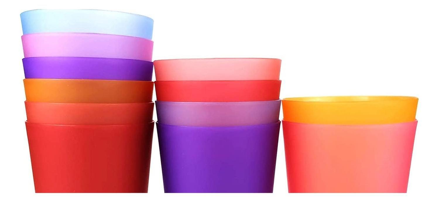 24 Set De Vasos Vasos Plastico Vasos Reutilizables De Fiesta Al Azar-8