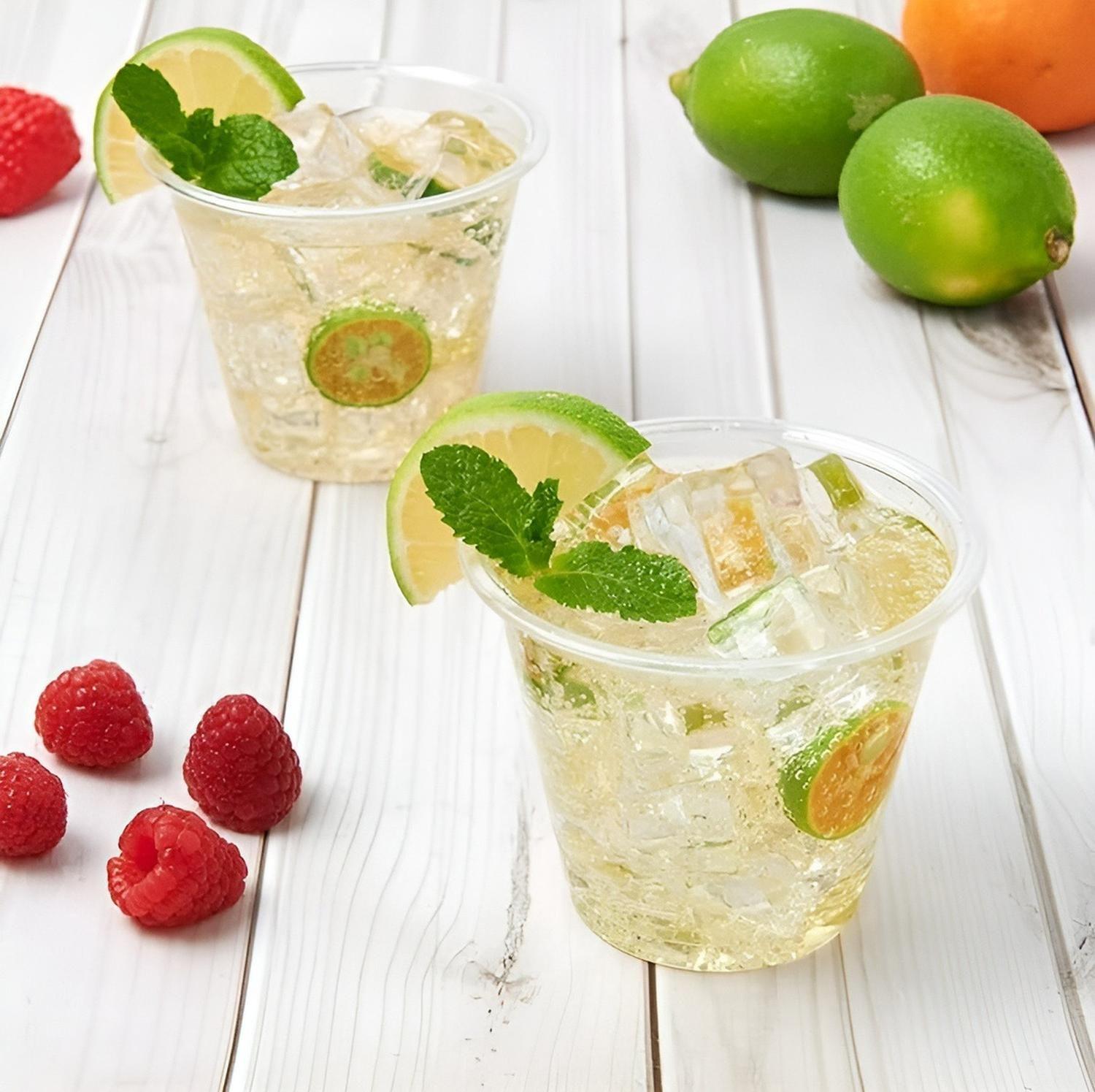 250 Vaso Plasticos Vasos Desechables Vaso Pequeño 148ml 5oz Transparente-1
