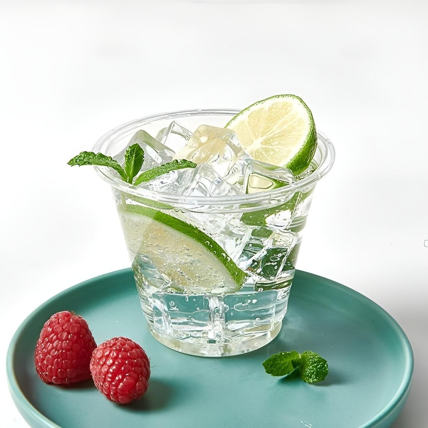 250 Vaso Plasticos Vasos Desechables Vaso Pequeño 148ml 5oz Transparente-8