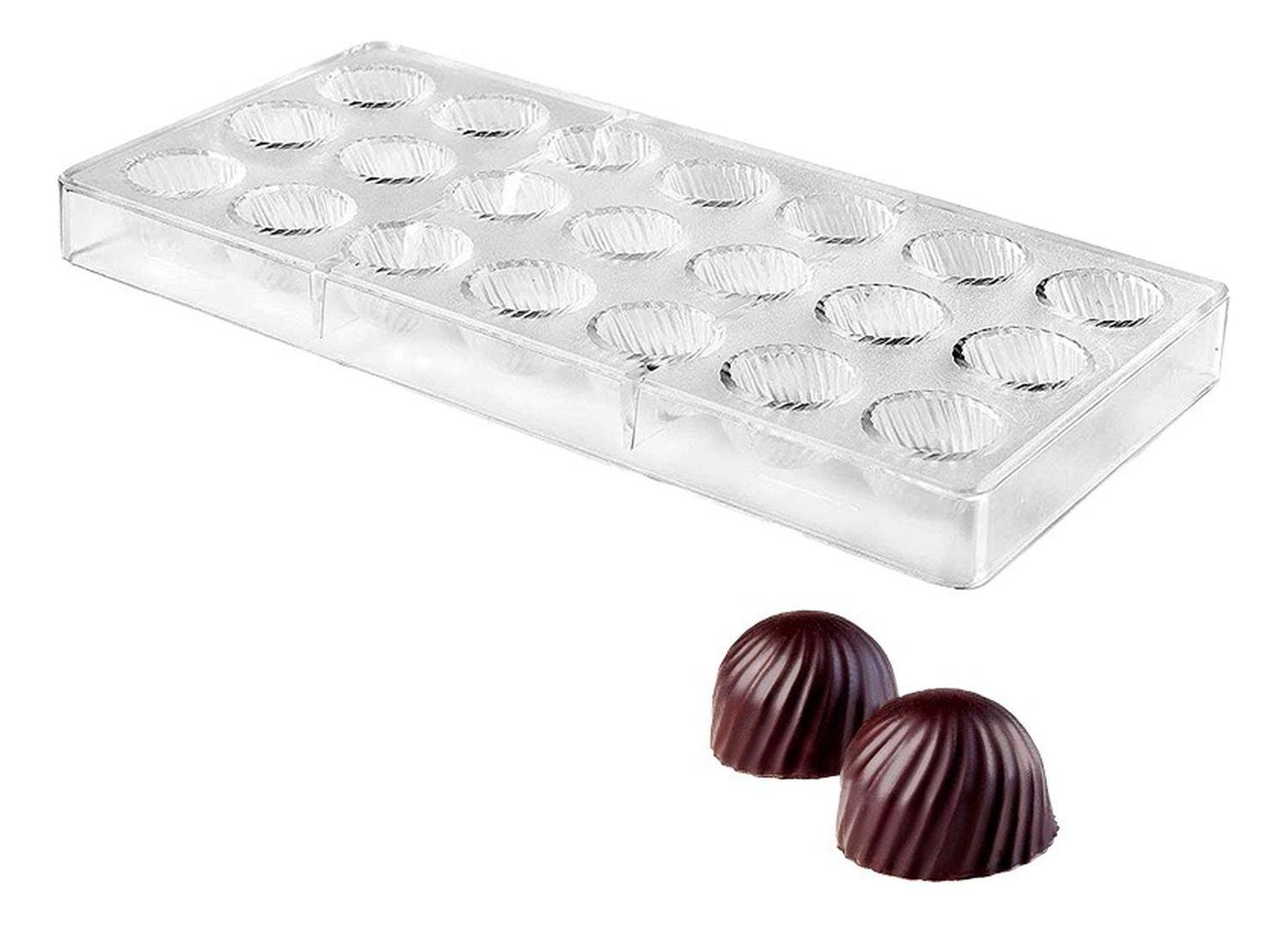 Moldes Chocolate Moldes De Chocolate Policarbonato Trufa-2