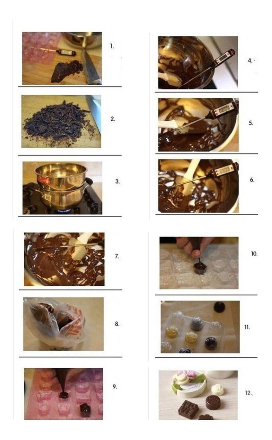 Moldes Chocolate Moldes De Chocolate Policarbonato Trufa-7