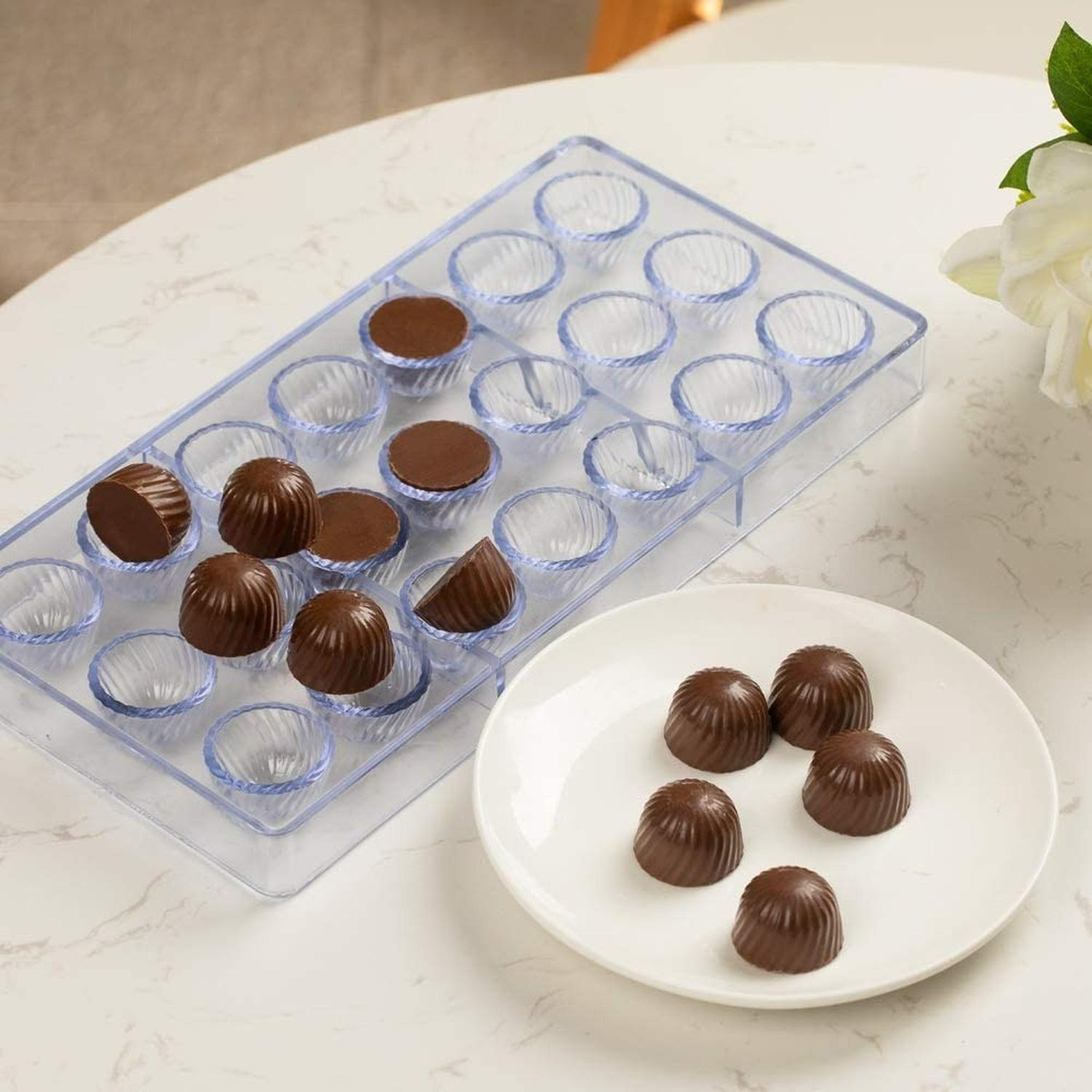 Moldes Chocolate Moldes De Chocolate Policarbonato Trufa-9