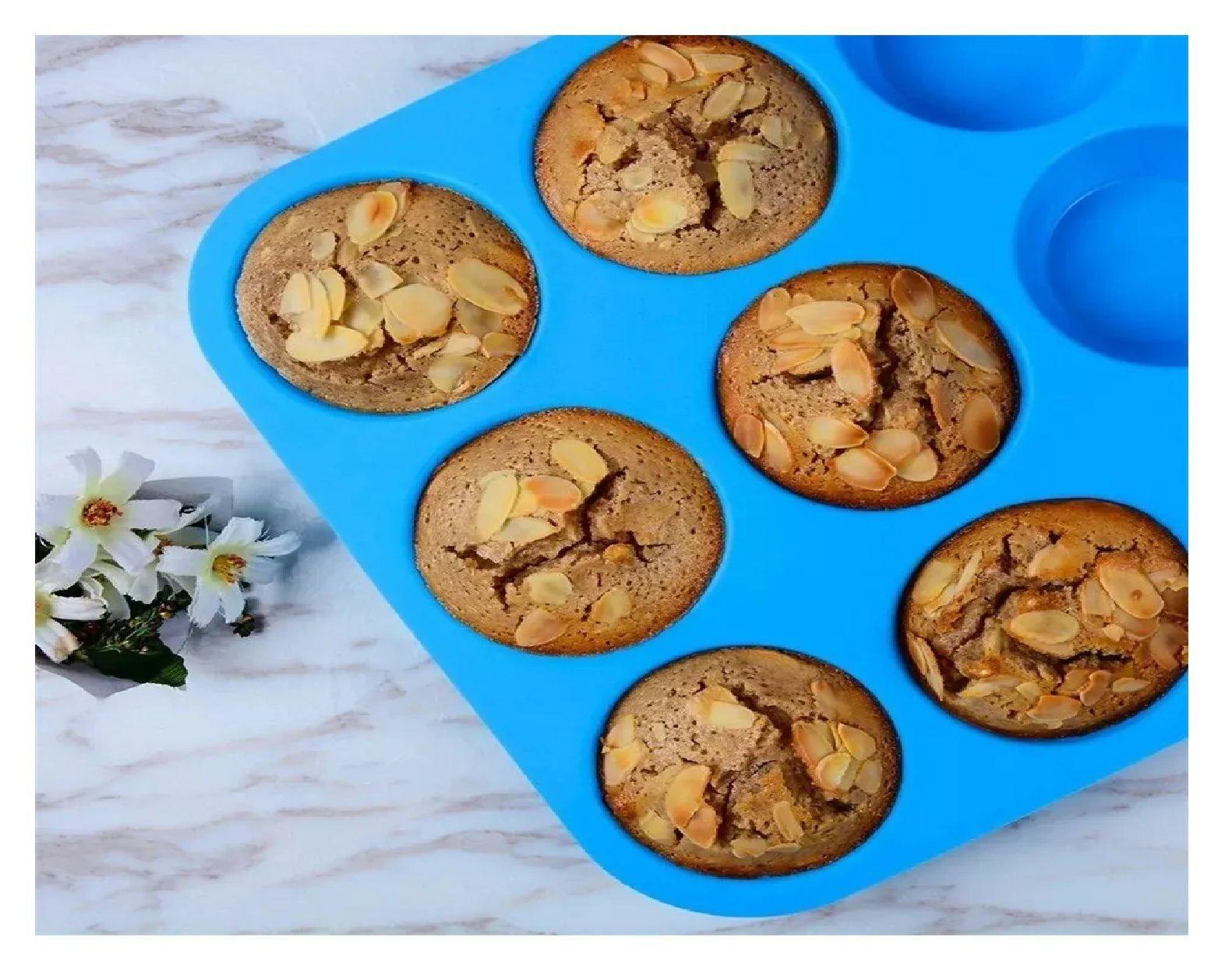Pack X2 Molde Cupcakes Molde 12 Magdalena Molde Muffin 12-7