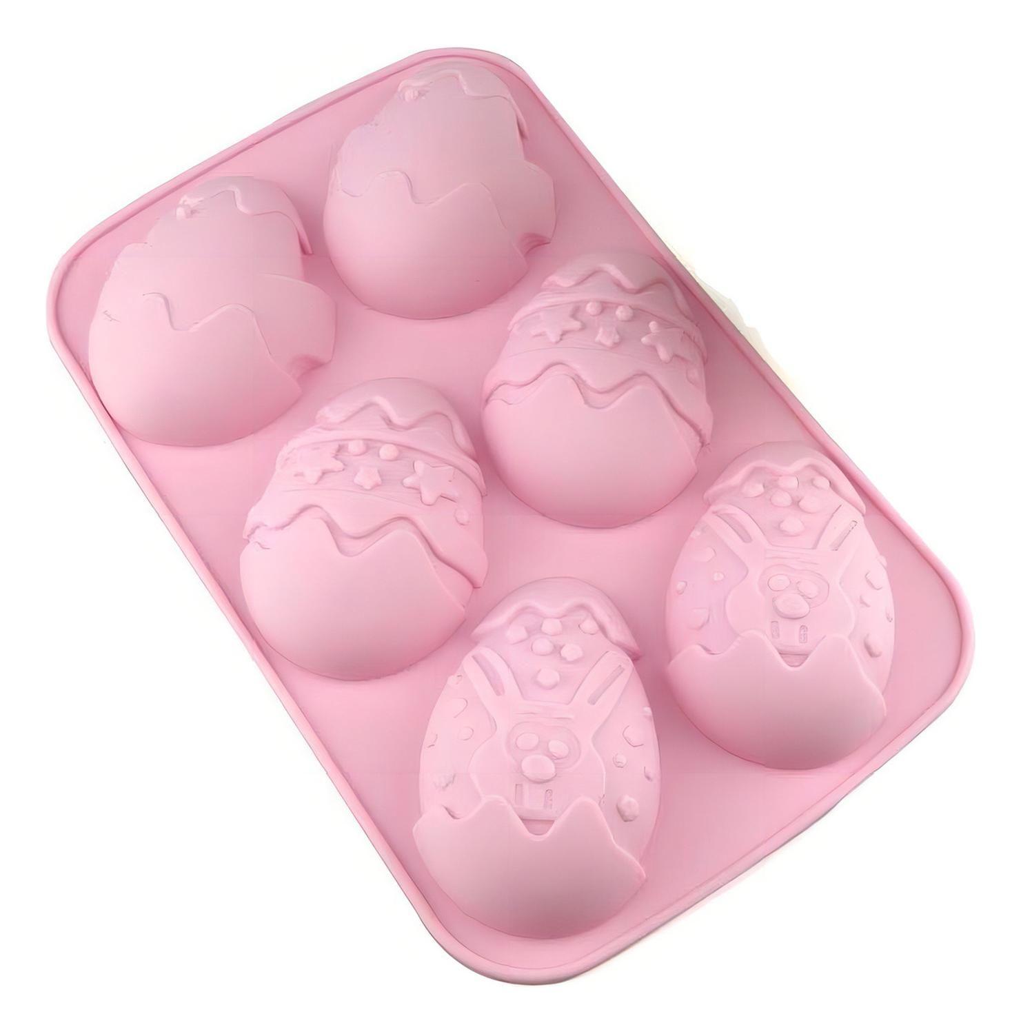 Set 4 Moldes Chocolate Silicona Molde Chocolate Huevo Pascua X4 Moldes Huevo Pascua Silicona Molde H-0