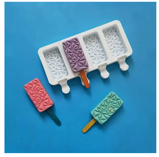 Molde Helados Moldes De Silicona Reposteria Molde Paletas -3