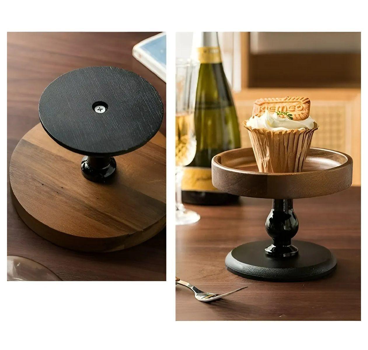 Base Para Cupcakes Base De Torta Porta Cupcake Soporte 15cm Base Tapa En Vidrio Para Tortas Base-4