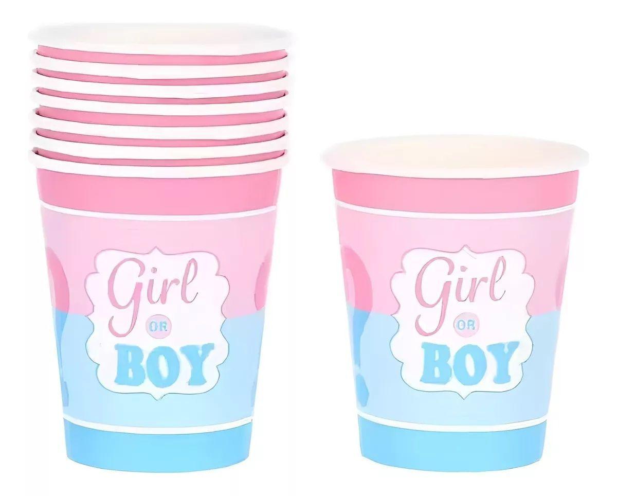 Set Decoración Revelacion De Genero Baby Shower Fiesta 16p/p-4