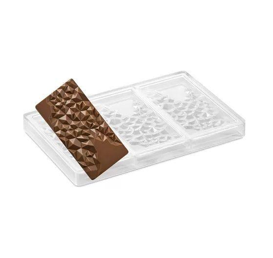 Molde De Chocolate Molde Policarbonato Barra Cristal 3 Cav-2