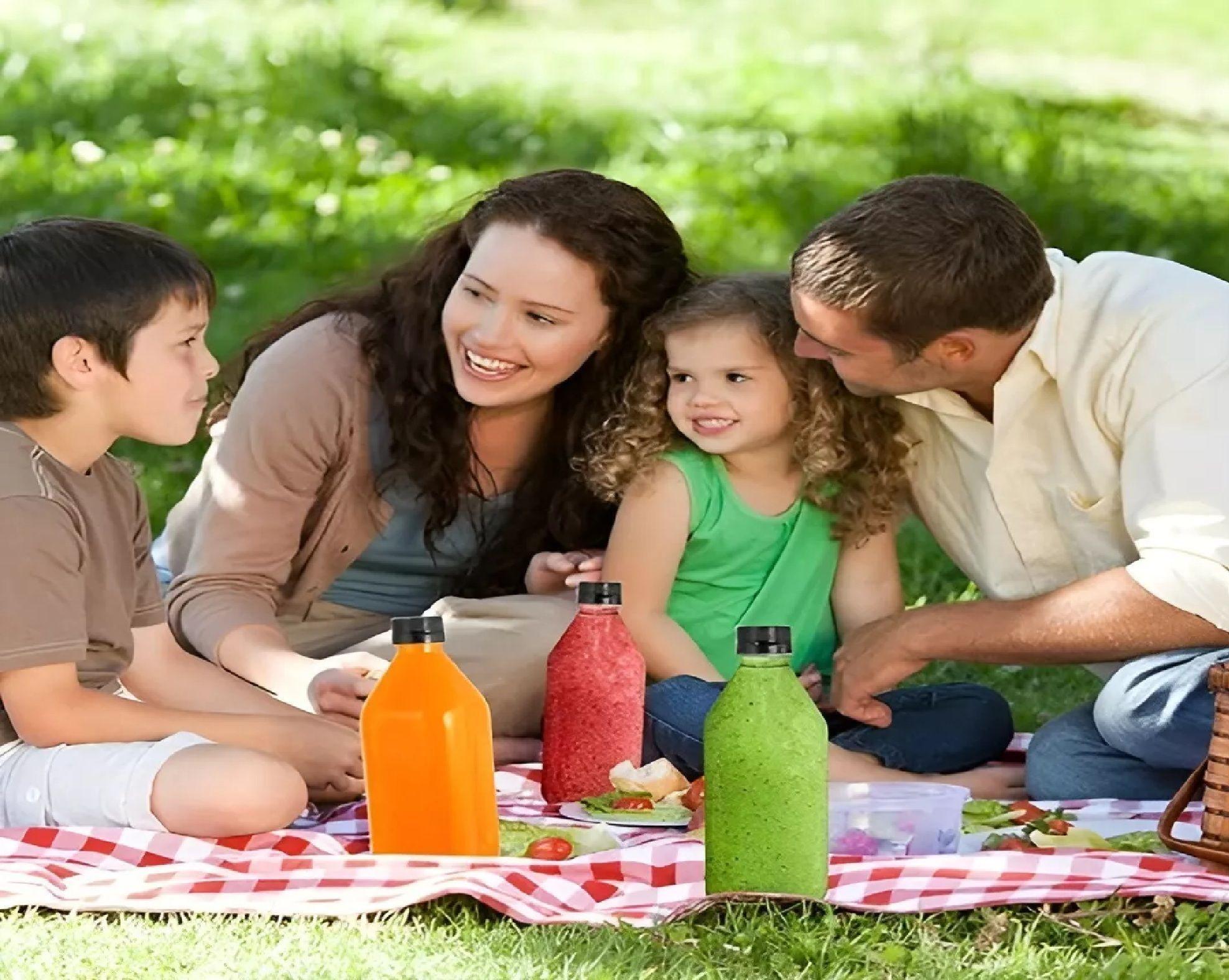 12 Botellas Con Tapa Botellas Plasticas Transparentes 1000ml-4