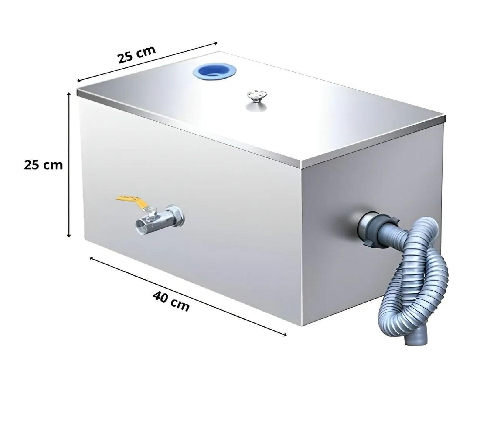 Trampa De Grasa Camaras Desgrasadoras Trampa Grasa Comercial 40l Trampa Grasas Industrial Doméstica-2