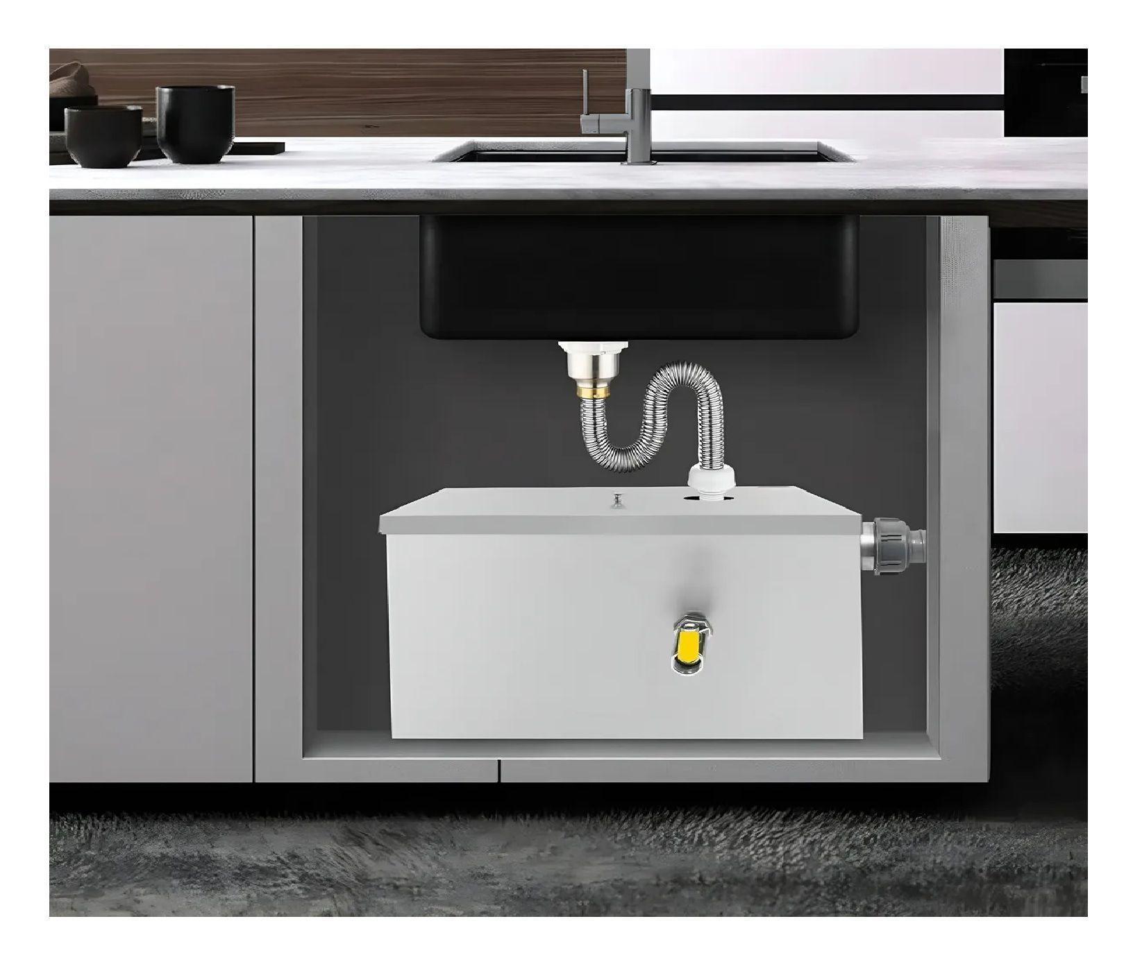 Trampa De Grasa Camaras Desgrasadoras Trampa Grasa Comercial 40l Trampa Grasas Industrial Doméstica-7