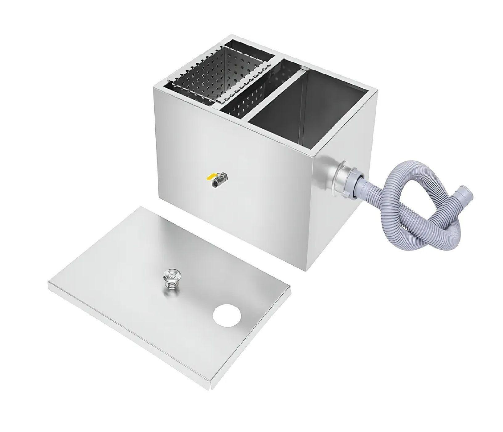 Trampa De Grasa Camaras Desgrasadoras Trampa Grasa Comercial 40l Trampa Grasas Industrial Doméstica-5