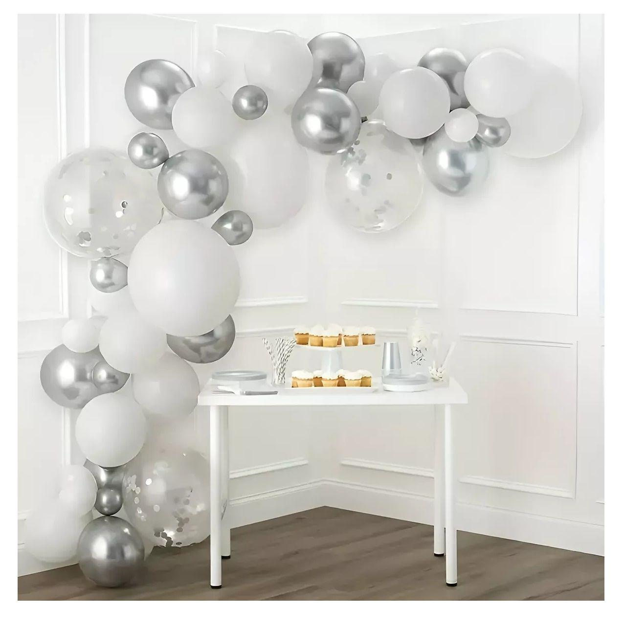 25 Globos De Cumpleaños Globo Metalico Cotillon Fiestas 13cm-1