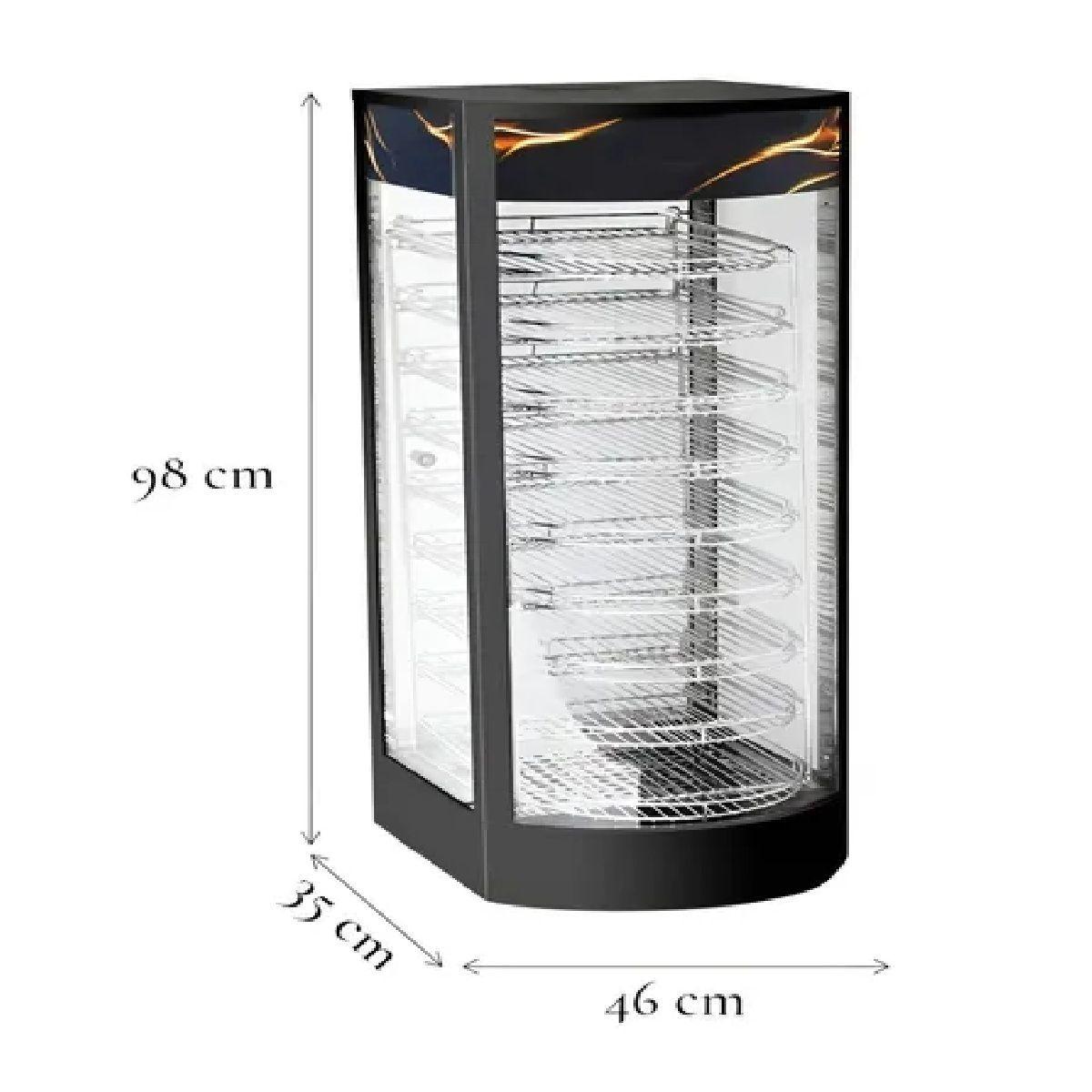 Mantenedores De Fritura Vitrina Mantenedora Caliente 9 Nivel-2