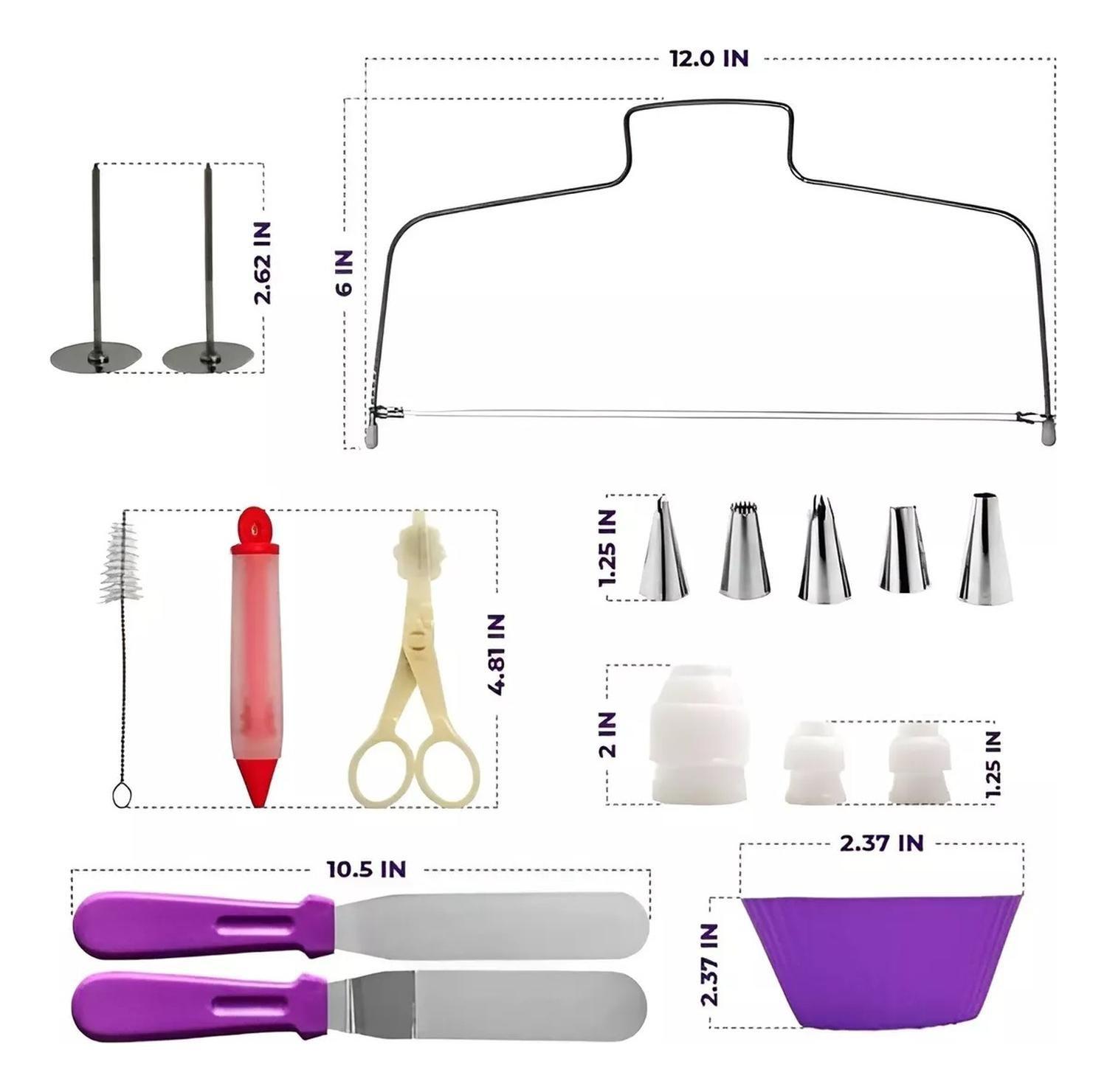 Set De Pasteleria Decoracion Articulos De Reposteria 106pcs-1