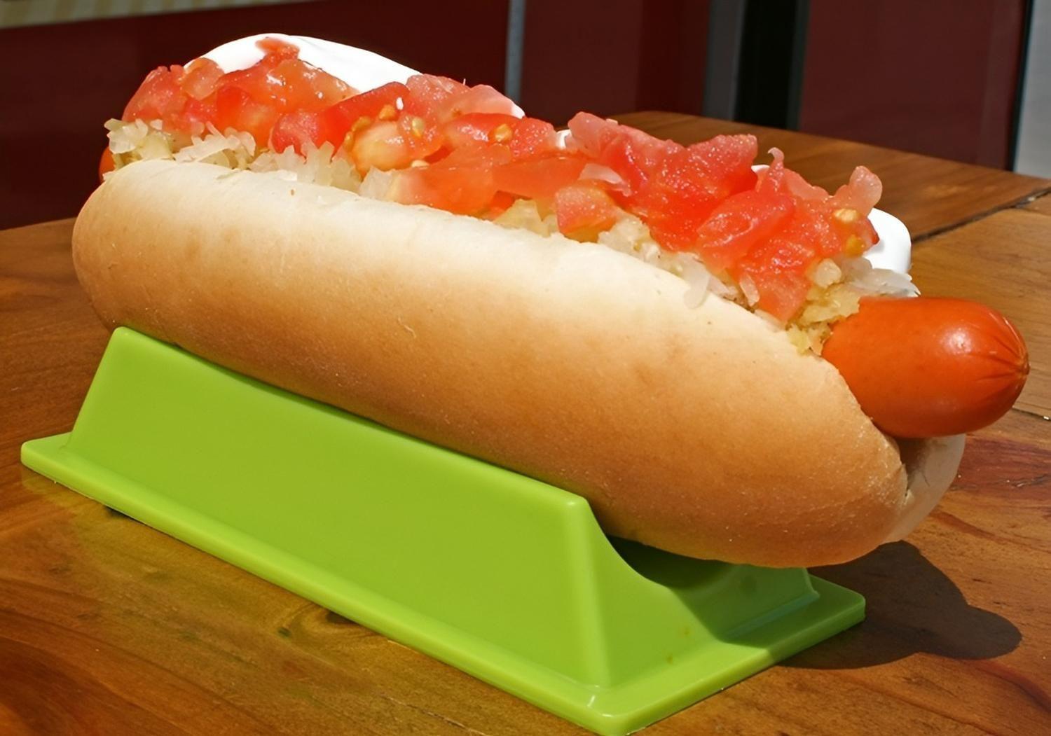 10 Porta Completos Plástico Completero Reutilizable Hot Dog-3