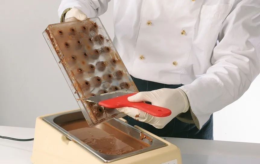 Molde Chocolate Forma Beso Policarbonato Antiadherente 21 Ranuras Transparente-6