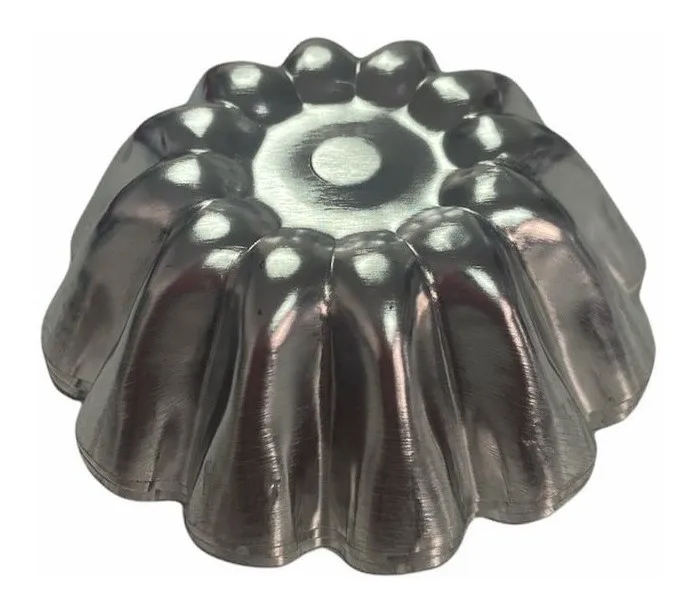 Pack 12 Molde Mini Tartaleta Moldes Tarta De Coctel Flor Gris molde para tartaletas -4