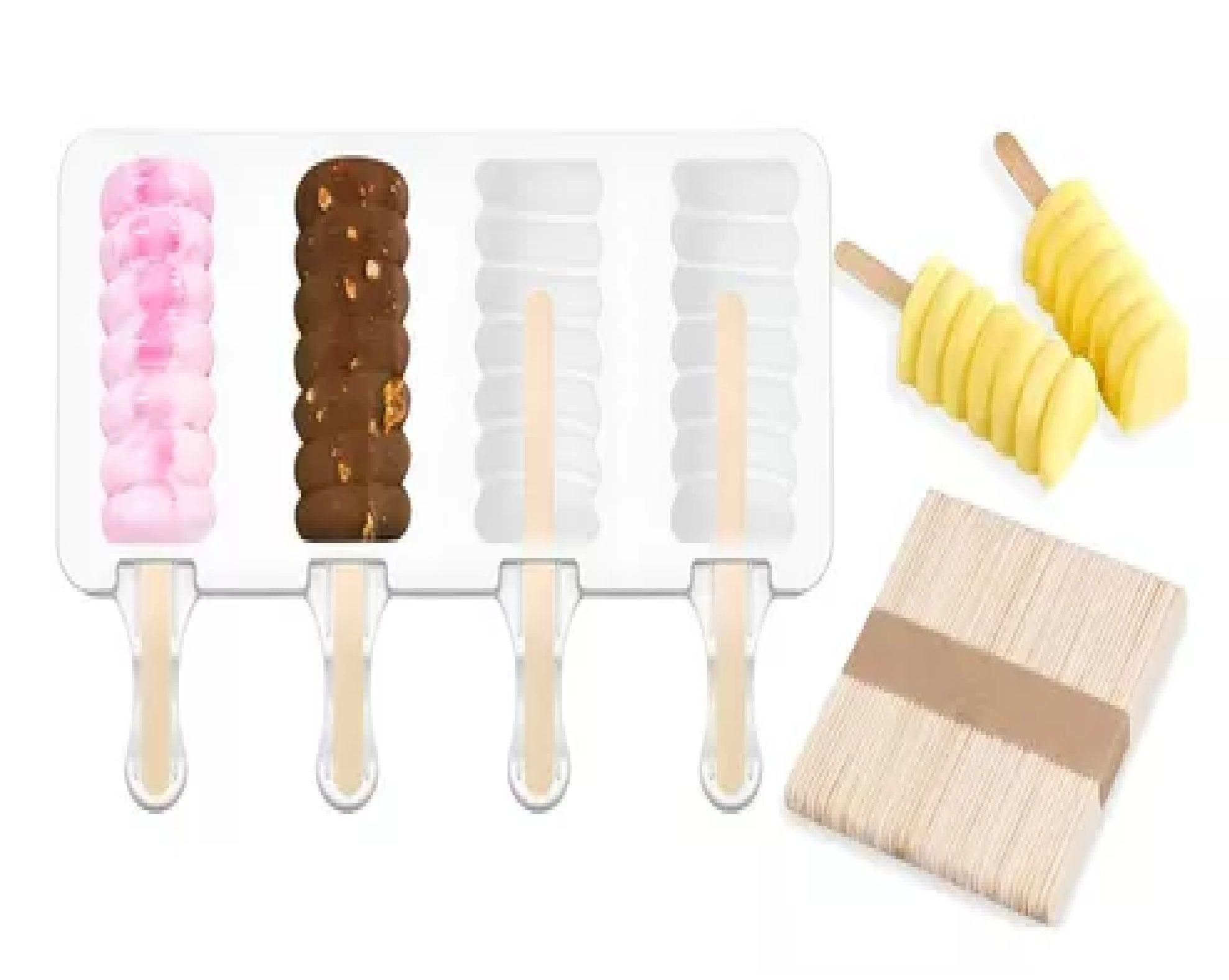 Moldes De Silicona Para Helados Molde Paletas Helado Mini395-4