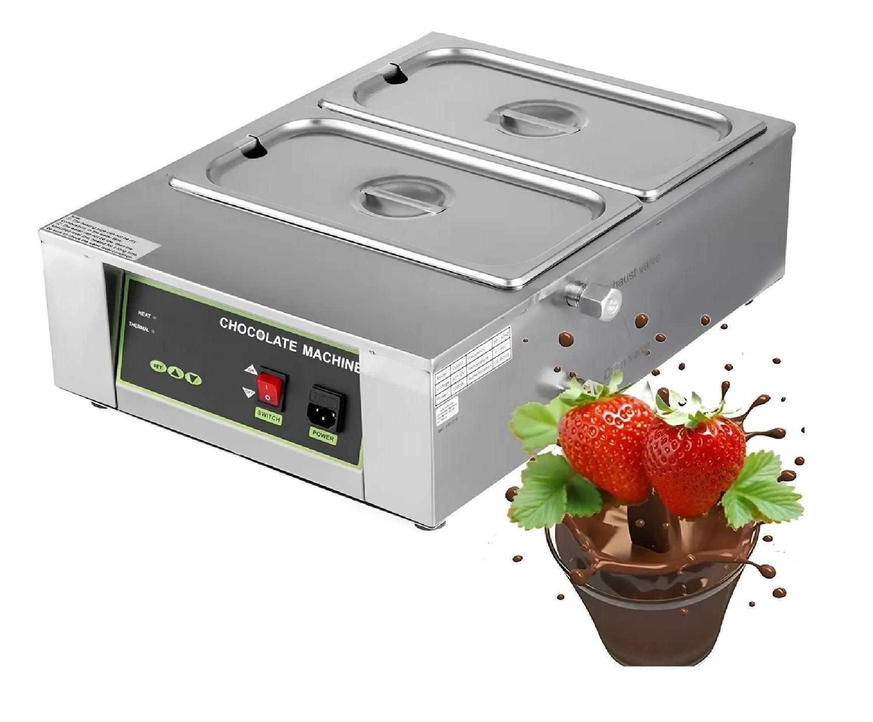 Maquina De Chocolates Fondue De Chocolate Chocolatera Doble-2