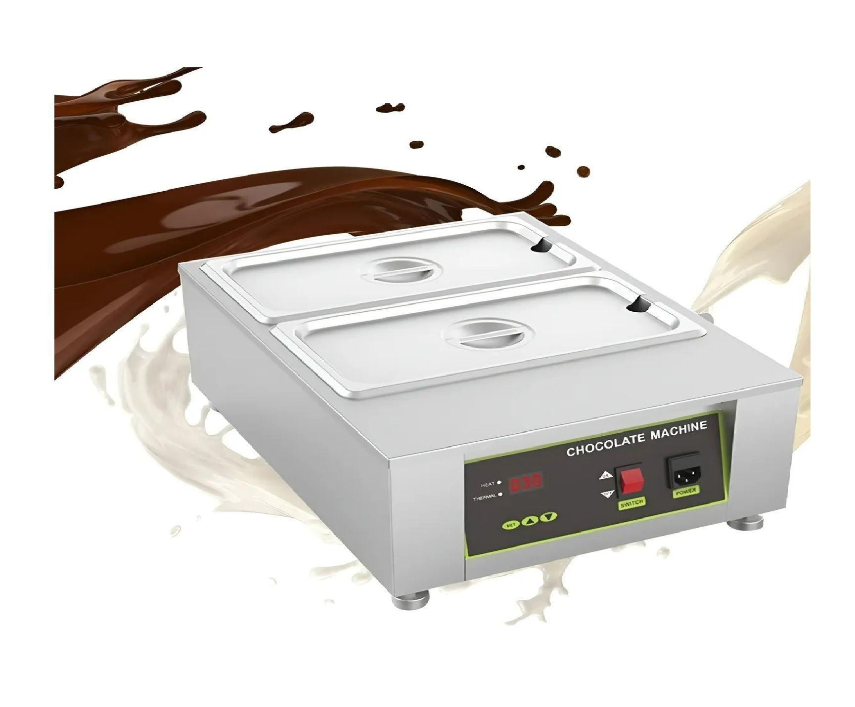Maquina De Chocolates Fondue De Chocolate Chocolatera Doble-7
