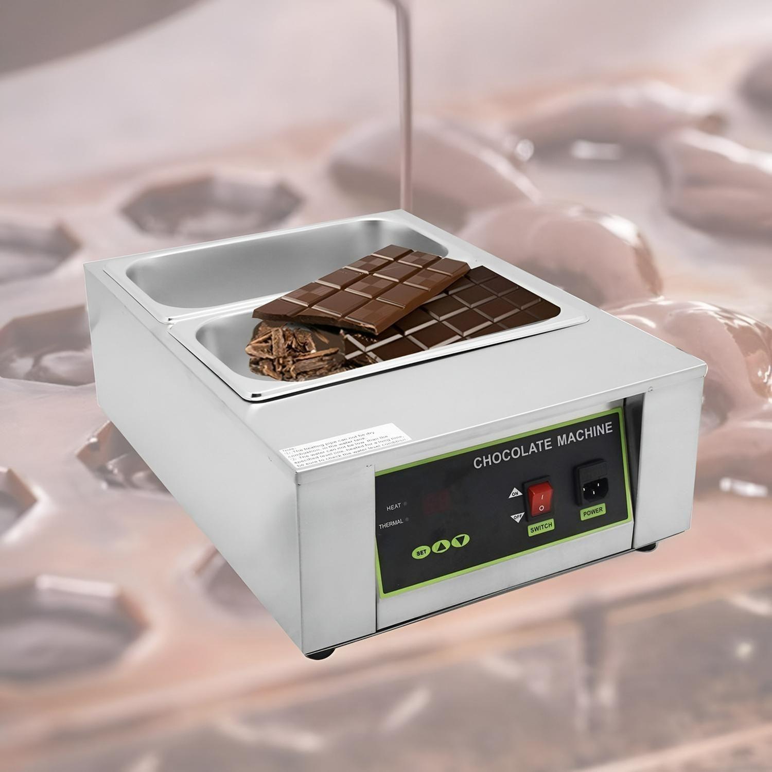 Maquina De Chocolates Fondue De Chocolate Chocolatera Doble-3