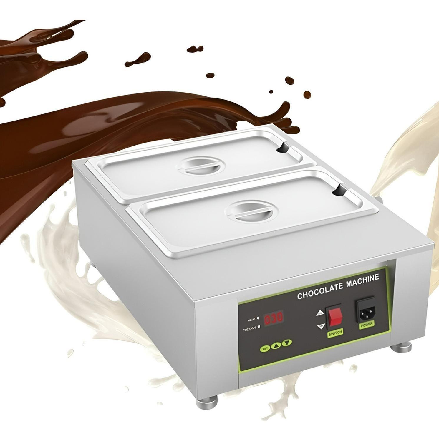 Maquina De Chocolates Fondue De Chocolate Chocolatera Doble-7