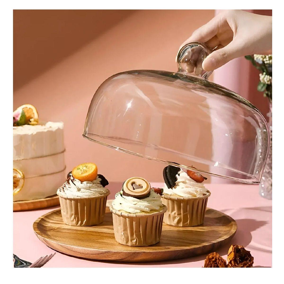 Base Para Cupcakes Porta Tortas Base Para Torta Soporte 25cm-2