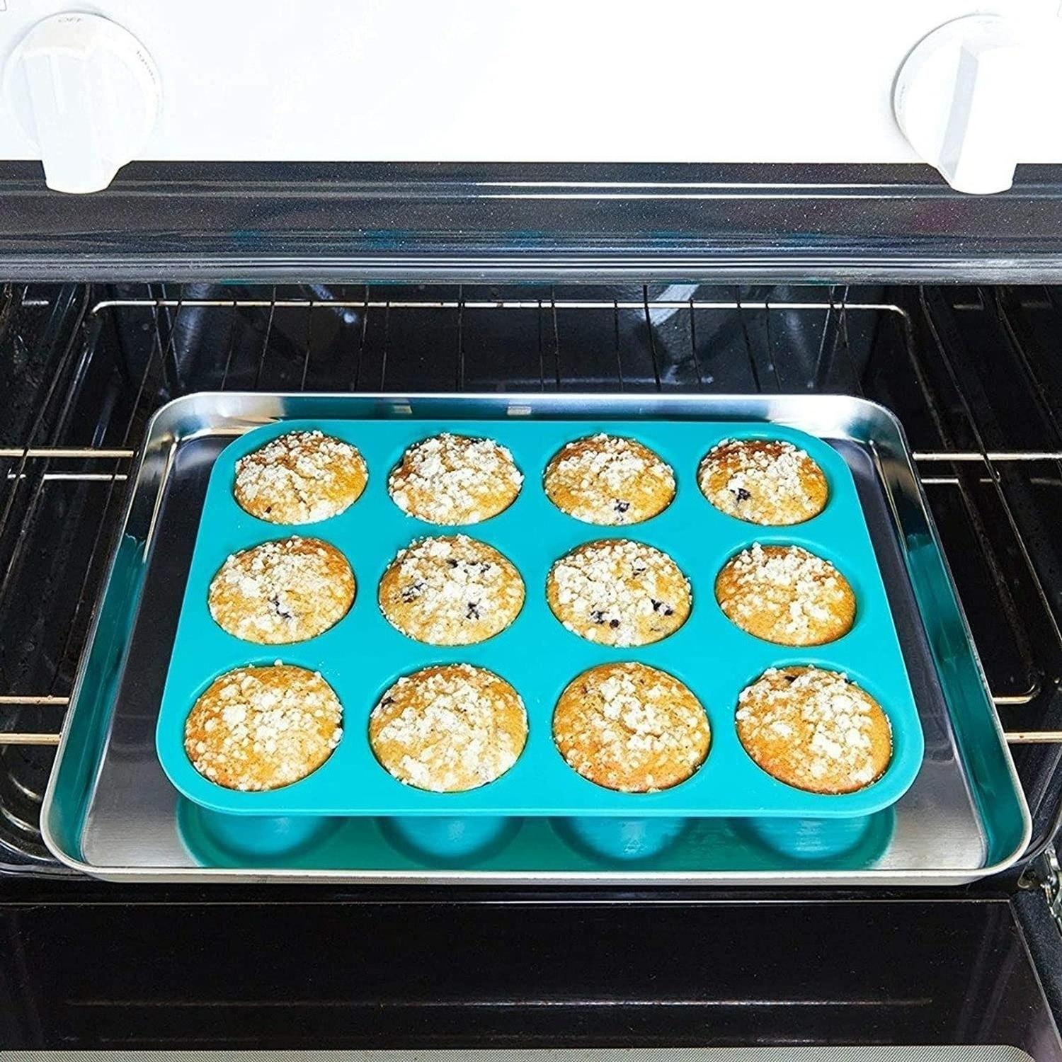 Pack X2 Molde Cupcakes Molde 12 Magdalena Molde Muffin 12 Multicolor-9