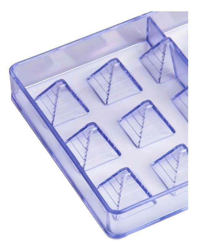 Pack X2 Moldes De Chocolate Molde Policarbonato Piramide Insumos Reposteria-7