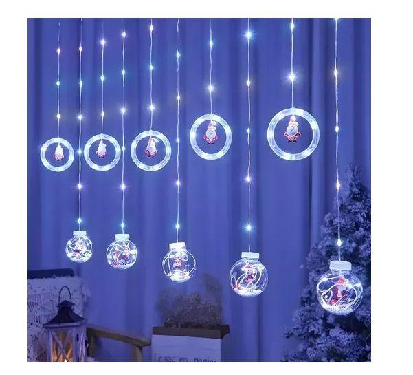 2 Luces Guirnalda Luces Navideñas Cascada Guirnaldas Navidad-5