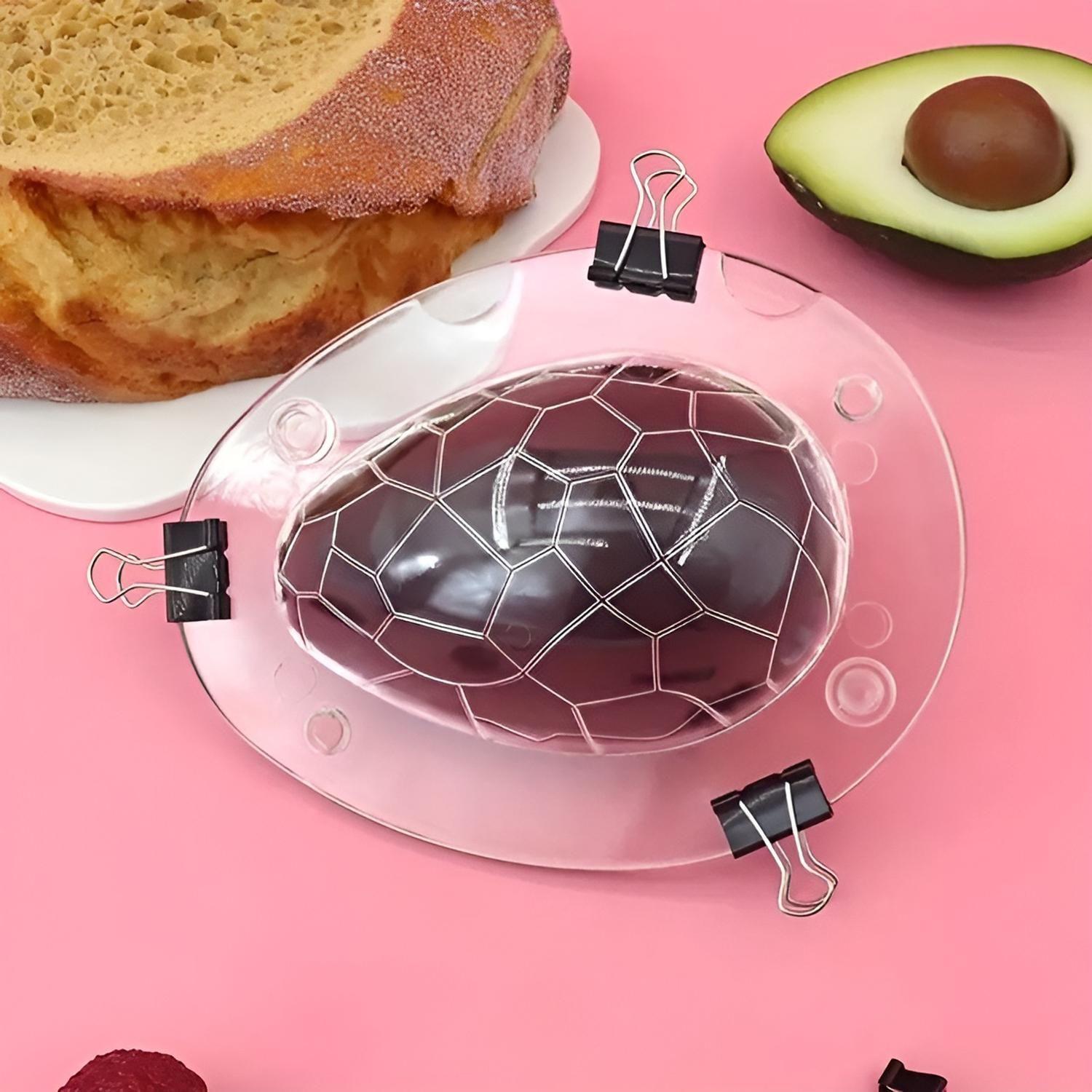 Pack X2 molde huevo pascua craquelado Moldes Chocolate Policarbonato forma de huevo-4