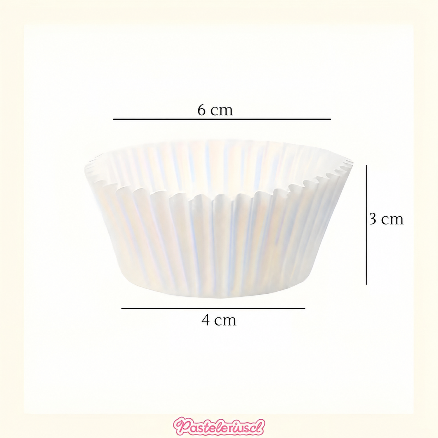 100 Capsulas Para Hornear 6cm + Molde Muffin Mini 24 Cupcake Multicolor-2