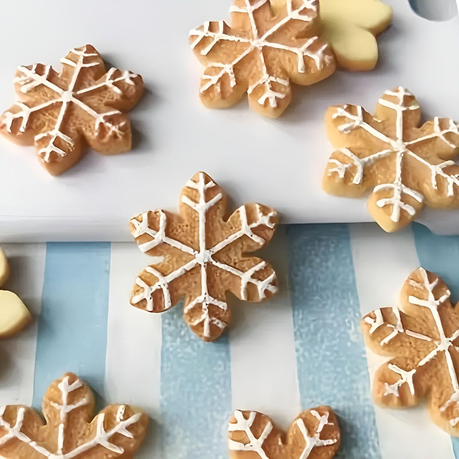 X2 Moldes De Galletas Navideñas Cortadores De Galletas 6pcs-3