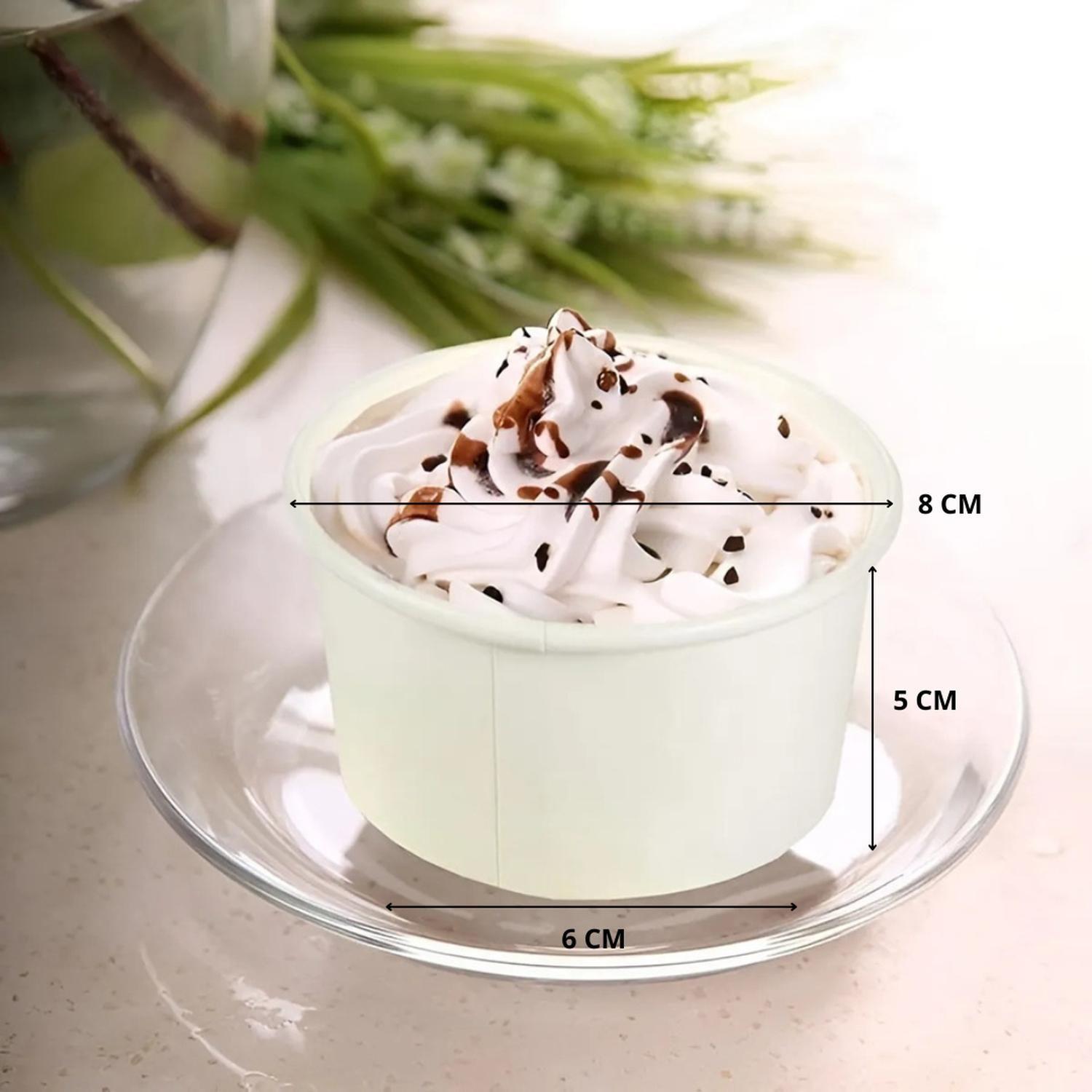 Vasos Polipapel Helado Vasos Desechables Pote Helado 4oz-2