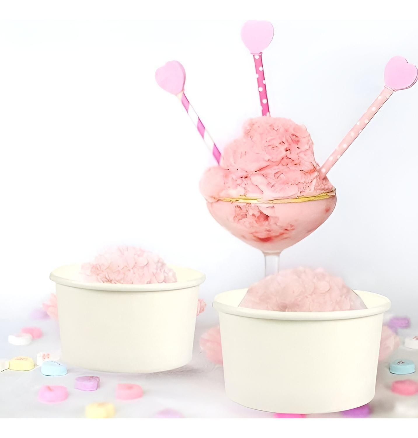 Vasos Polipapel Helado Vasos Desechables Pote Helado 4oz-6